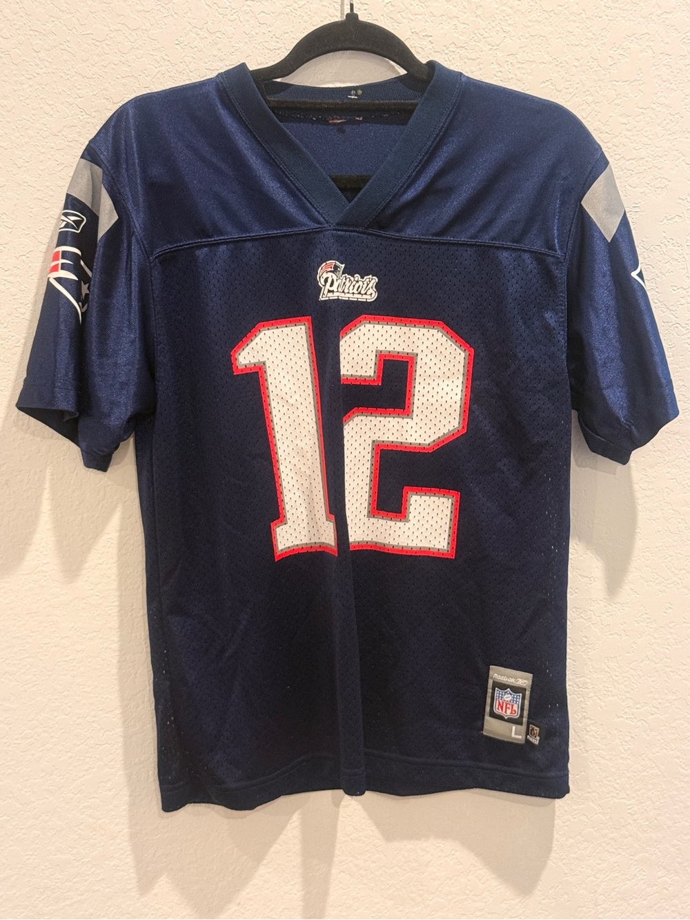 Reebok Navy NFL Players Inc. Football Jersey Patch‎ Detail